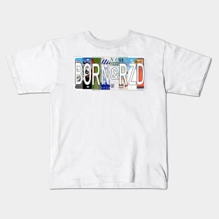 Illinois Born and Raised Kids T-Shirt